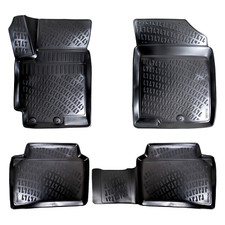 Tapetes forros de auto para Kia Rio 2017-2024 alfombras 3D de alta resistencia para auto