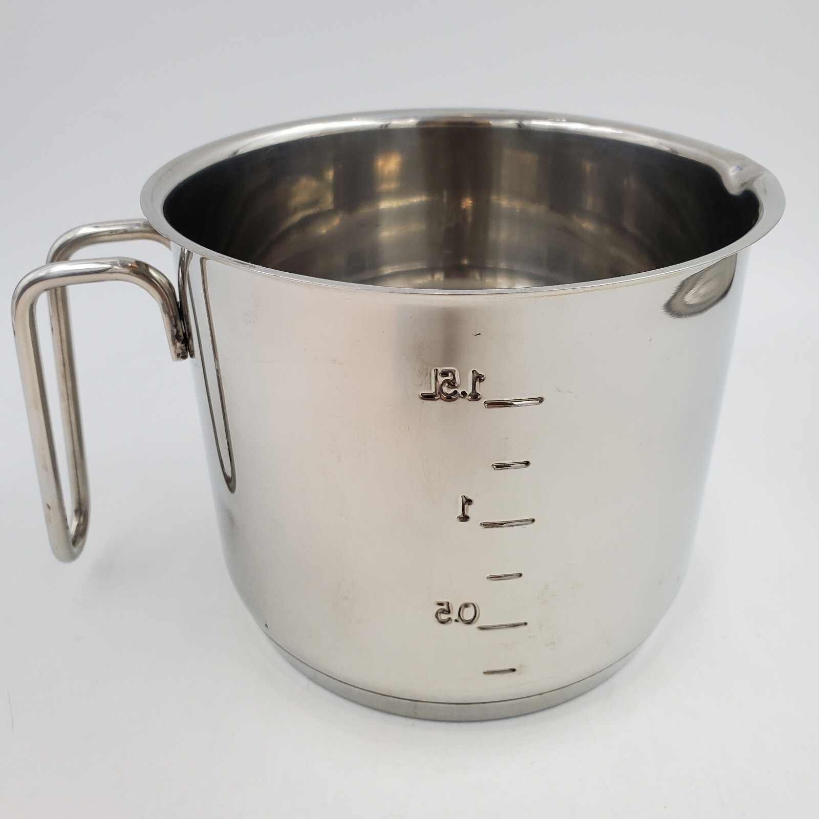 Stainless Steel 1.5 L Pourspout Saucepan Gourmet Standard Professional