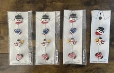 Xmas Button covers Grandma Core Christmas  Case Coleman Snowman Mittens