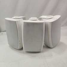 Quam Fm4x1/70/w 4" 2-way Speaker White - 3 Speakers Total - Tested - Well Loved