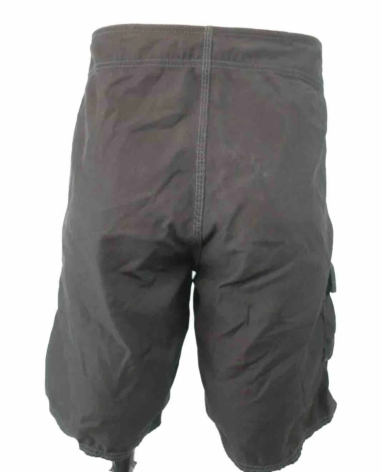 Pantalones cortos de natación de colección años 90 negros surf con cordones oxidados surf 32 CARGO BAÑADOR BAÑADORES Foto 2 de 4