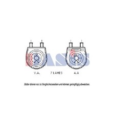 Ölkühler passend für Hyundai Tucson JM 2.0 CRDi Santa Fé I SM FO