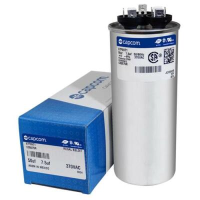 Trane Replacement 50/7.5 uf MFD x 370 VAC # 97F9971 Genteq GE Dual