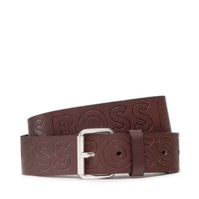 HUGO BOSS MENS BELT BROWN SERGE BOSS , 50481111202