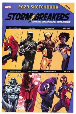 2023 MARVEL SKETCHBOOK STORM BREAKERS - 25 CENT COMBINED SHIPPING