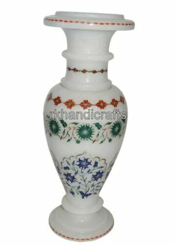 Floreros decorativos blancos de piedra para el hogar