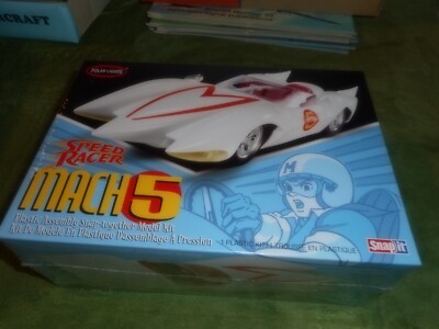 POLAR LIGHTS 981, SPEED RACER MACH 5 PLASTIC SNAP-TOGETHER MODEL KIT