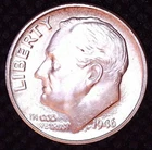 1946-S Roosevelt Dime Uncirculated Lustrous Silver (10)C San Francisco Mint
