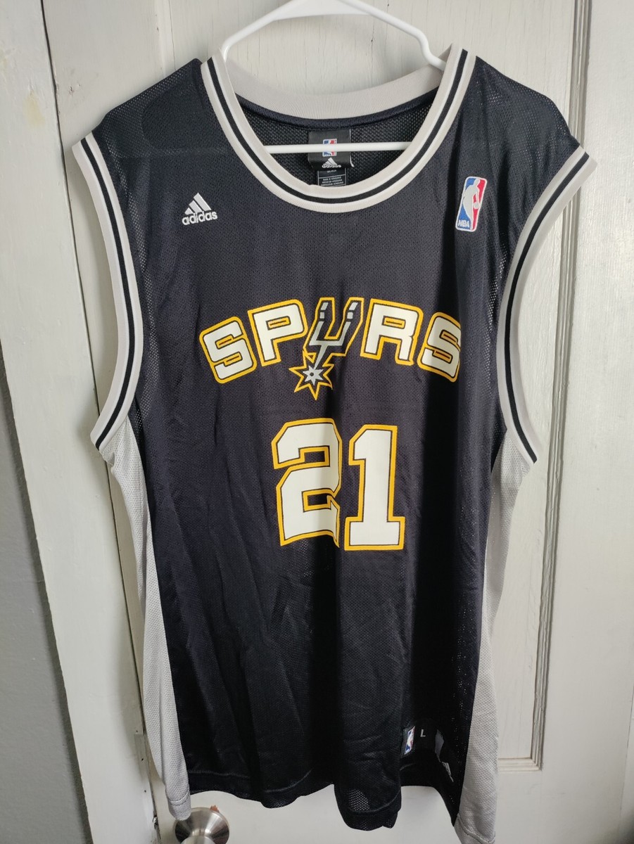 SPURS DUNCAN 21 ユニフォーム XL adidas Adidas NBA Authentics Tim Duncan #21 San Antonio Spurs