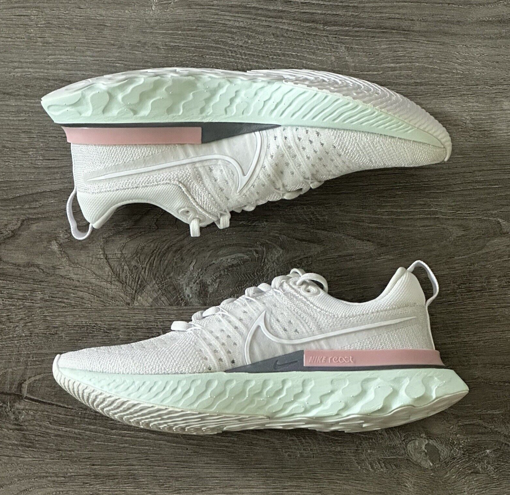 Nike React Infinity Run FK 2 Womens Running Shoes Platinum Tint Size 7.5 CT2423