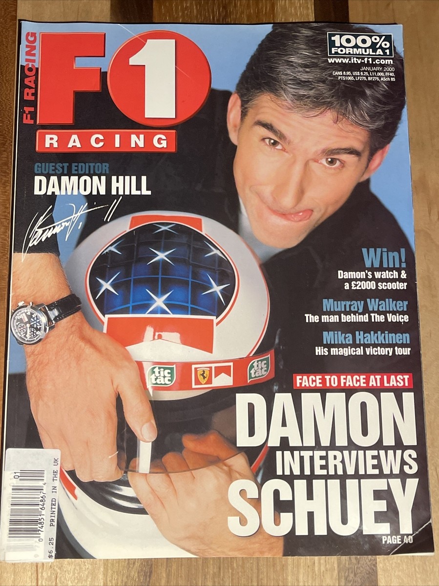 2000 F1 Racing Magazine, Damon Hill Cover