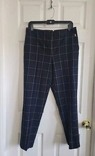 New Tommy Hilfiger Women's Elastic Waist Straight Sloane Long Pant Sz 10 Office