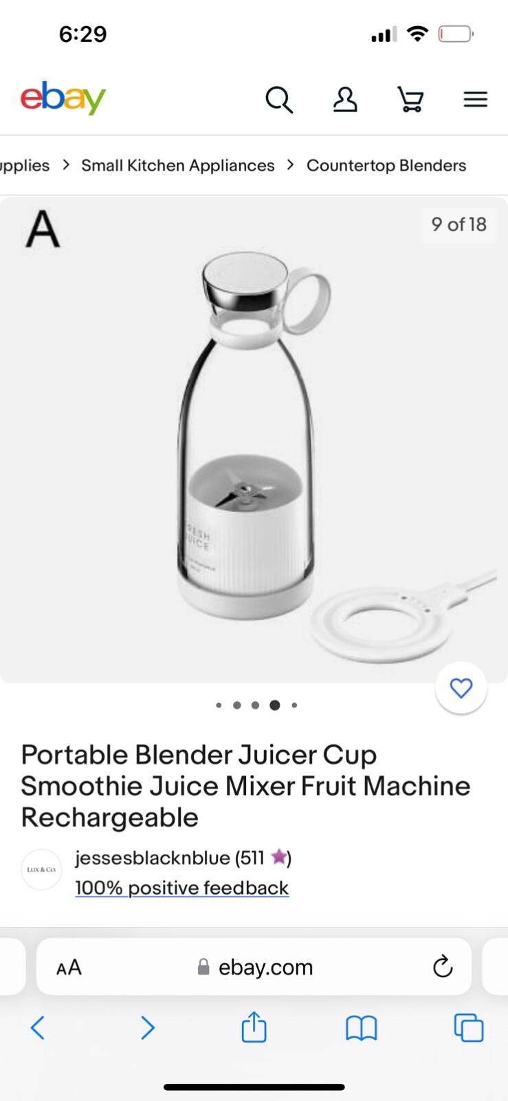TRENDING Portable Juicer Blender Free Shipping Fresh Juice Ninja&nbsp;
