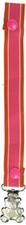 Pretty Paci Pacifier Clip, Orange Guava