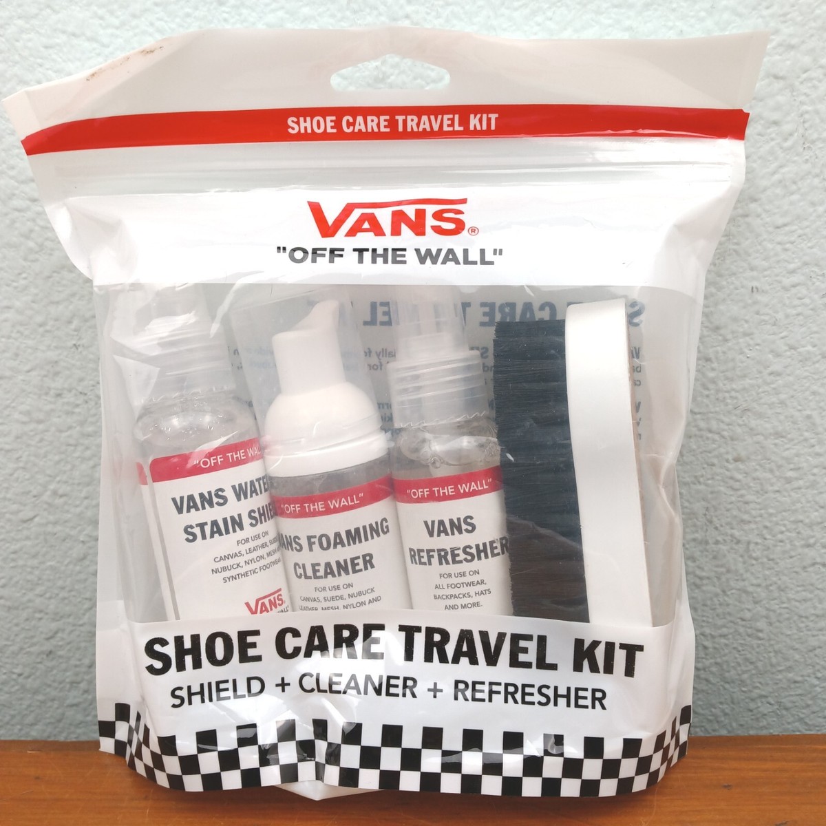 Canvas Vans Foaming Cleaner Vans, Shoe Care Travel Kit I6
