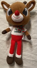 Rudolph the Red Nose Reindeer Baby My First Christmas Plush Stuffed Toy 13  