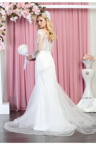 Abito da sposa manica lunga - Foto 4 di 6