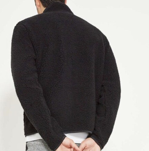 NWT Joe Fresh Men's Sherpa Jacket Black 