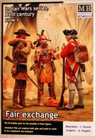 35222 Master Box Fair Exchange Indian Wars 18. Jh. Kit 4 1:35