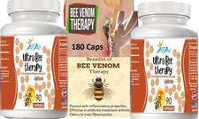 Natural Bee 2 BIOBEE inflamatory Arthritis support bee therapy Venom veneno 180