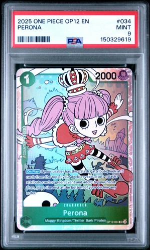Perona graded PSA 9 for sale on eBay