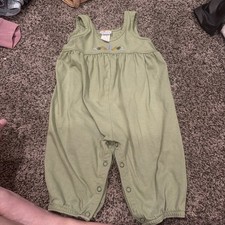 Vintage Carters Infant Girls Overalls
