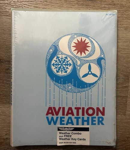 ASA Aviation Weather Combo Pack & Weather Key Cards - NEW SEALED Paperback - Picture 1 of 4