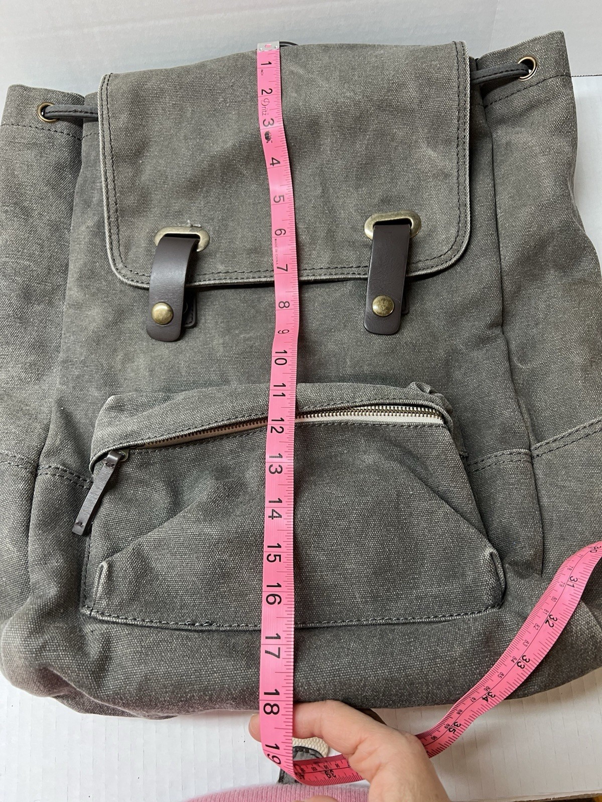 Everlane The Modern Snap Backpack - Reverse Denim… - image 18