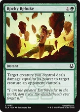 ROCKY REBUKE x4 mtg NM-M The Last Airbender 4 Common