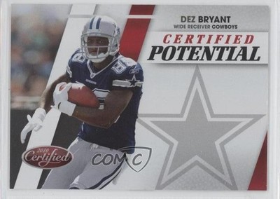 2010 Certified Potential Red 94/100 Dez Bryant #1 Rookie RC 0j5