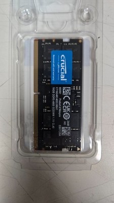 メモリー crucial 16gb ddr5-4800 sodimm cl40 Crucial 16GB DDR5 RAM, 4800MHz CL40 Laptop Memory, SODIMM 262-Pin