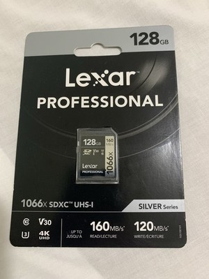 Lexar Professional 1066x 128GB SDXC UHS-I Memory Card