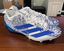 adidas Adizero Electric 2 Men’s Size 10.5 Football Cleats Snakeskin Blue IH8569