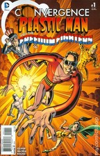 Convergence Plastic Man Freedom Fighters 1A Barta VF 2015 Stock Image