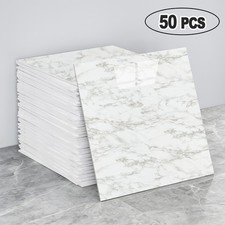 50/100 Pcs Peel & Stick PVC Wall Tiles 12 Mar...