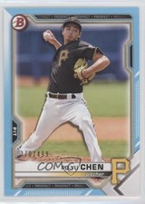 2021 Bowman Draft Sky Blue 370/499 Po-Yu Chen #BD-151 z7h