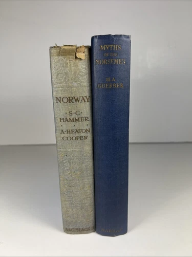 2 x Books - Myths of the Norsemen ~ H.A. Guerber ~ & Norway by S.C Hammer