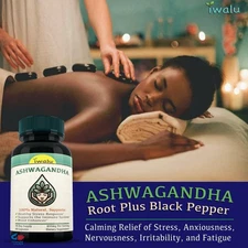 Ashwagandha for Sleep | Ashwagandha Withania by IWALU  - *FAST FREE SHIPPING