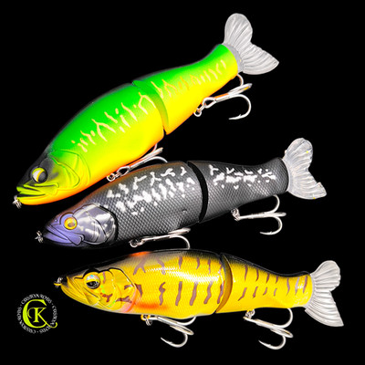 3x 14cm Hardbait UV Big Bait Wobbler Swimbait Twitchbait Jerkbait Kunstköder NEW