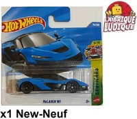 Hot Wheels Exoticars Mclaren W1 Blau 74/250 5/10 JJJ39 NEU