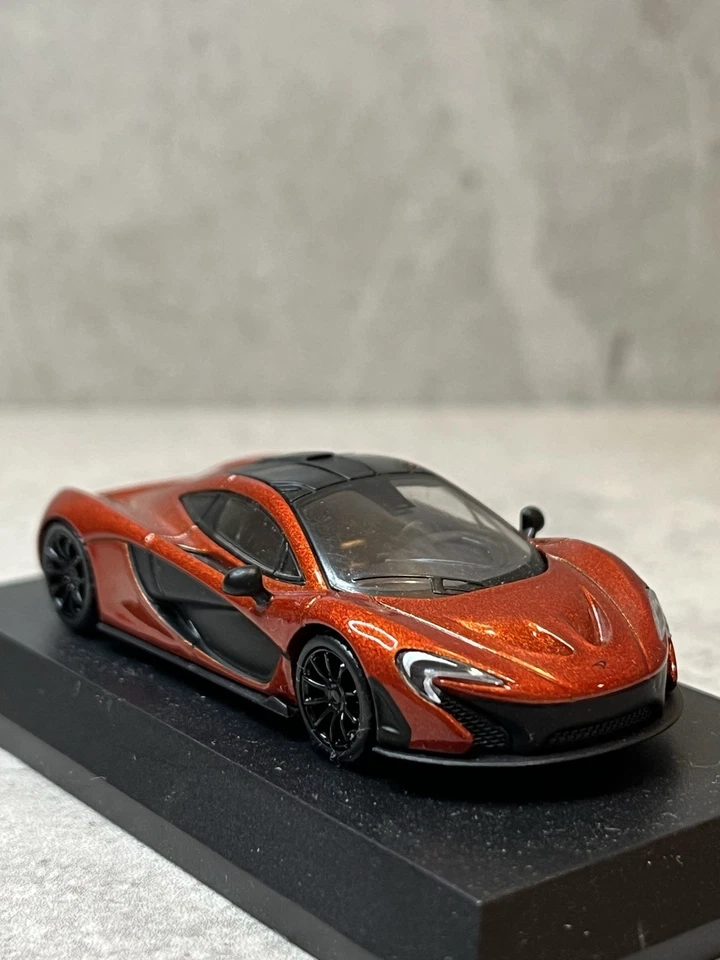 Modelo de coche fundido a presión 1/64 Kyosho MCLAREN P1 NARANJA  Foto 4 de 4