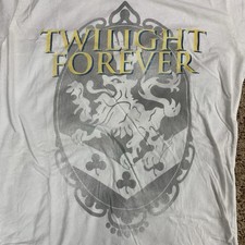 2012 The Twilight Saga Forever Cullen Crest T-Shirt Sz 2XL Movie DVD Fans READ