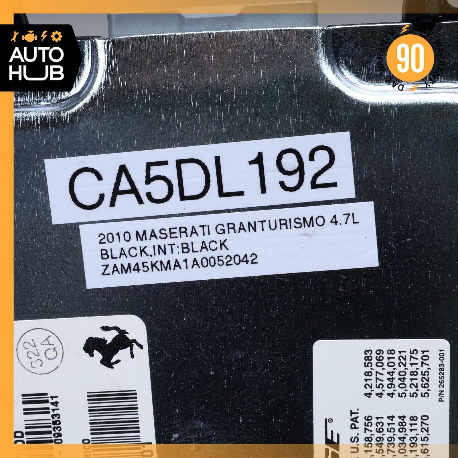 05-19 Maserati GranTurismo M145 / Ferrari F430 Bose Audio Amplifier Amp OEM 23k