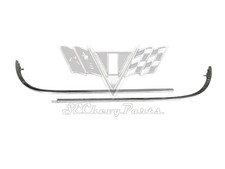 1959-1960 Chevy El Camino Upper Rear Backglass Reveal Molding Set Used 1959-1960 Chevy El Camino Upper Rear Backglass Reveal Molding Set Used