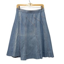 Vtg. Denim Skirt, Size S