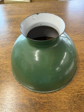 Antique Coleman Rayo Lamp Green Porcelain Shade