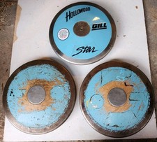 Lot of 3 - Gill Hollowood Star discus 1.6kg High School