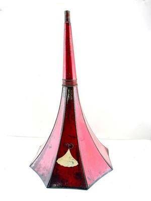 Antique 2 Piece 8 Panel Horn for Edison Fireside Phonograph