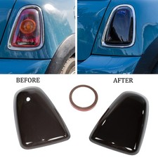 Car Black Rear Tail Light Cover For Mini Cooper R56 R57 R58 R59 2007-2013 ID
