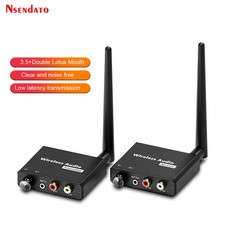2.4G Digital Wireless Wifi Music Adapter 50M Audio Transmitter and Receiver Kit